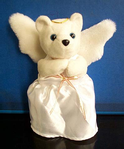 Angel Bear. Order custom beanie bears with an angel costume. Custom Angel Bears for sale.