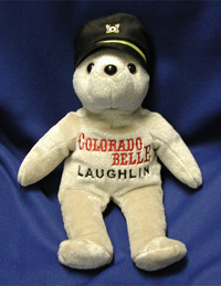 Colorado Belle - Paddleboat Ship's Captain. Custom casino bears for sale.